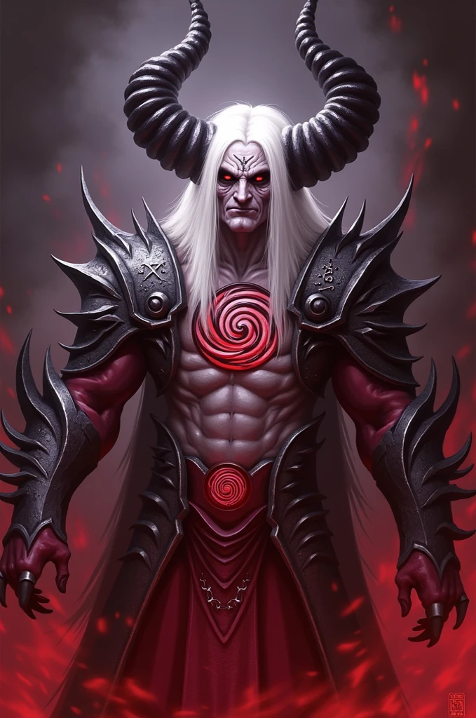 The god of blood tight hand holding a bloody gore organ and left hand with a bloody hook sword swinging them around making a mess ,wearing a silver jewelry and a loose white robe
A human looking male pale skin,white long hair red eyes With a blood vain on his clothes and hair twisted and turning into a blood vain halo ,Handsome face with smiling psycho
A man in white smiling at his work
One person in the picture with dark background