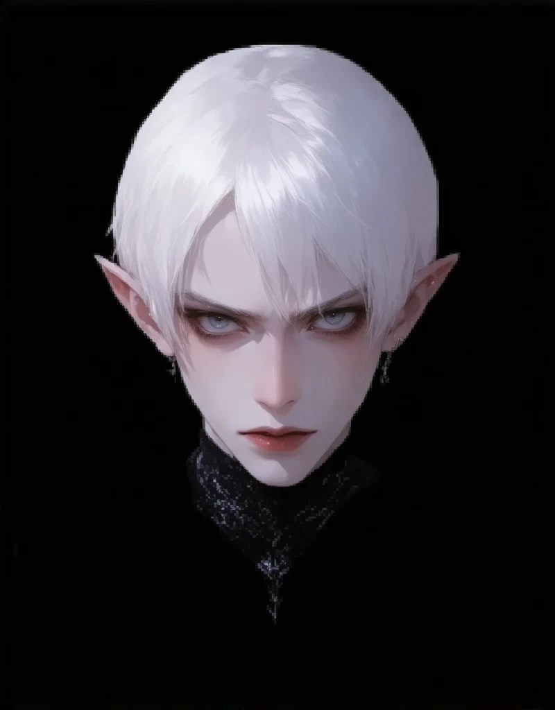 boy ,1boy, white hair, fantasy theme, ultra detailed illustration, creative anime, ethereal atomosphere,,,,front, upper body, portrait,, bright image, angry, glance at me,