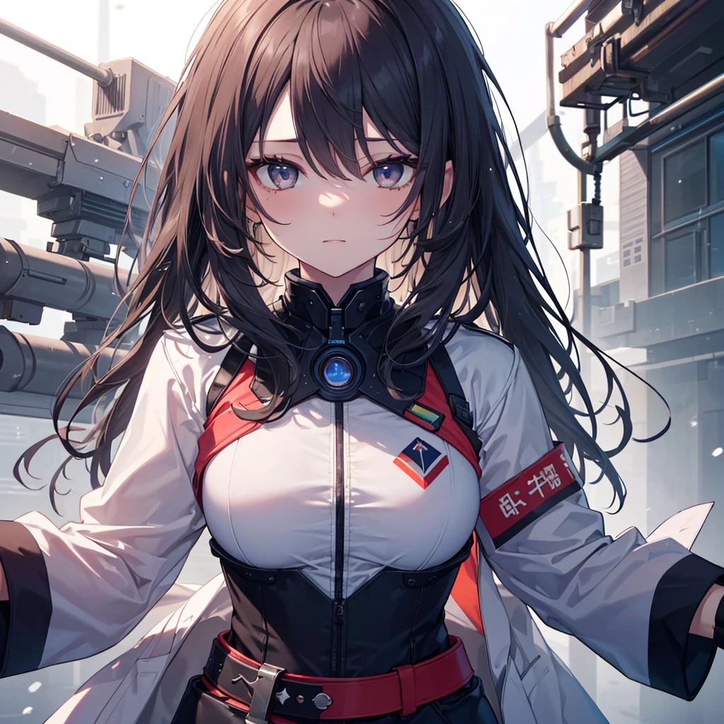 Realistic photos, Focus distance 10mm, Red and white, Beautiful girl, Realistic photos, Focus distance 10mmで撮影, masterpiece, 最high quality, high quality, Very detailed CG 8k wallpaper unit, Award-winning photography, Depth of written boundary, High resolution, bloom, chromatic aberration, Realistic, Very detailed, Art Station Trends, CGsociety Trends, Complex, High detail, dramatic, Art on the go, volumetric lighting, A beautiful zombie girl is at the helm of a ghost ship's cockpit, with old gauges and spider webs