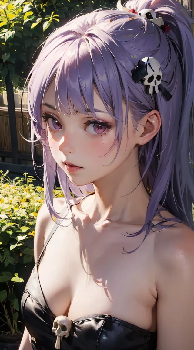 Top image quality、A beautiful face drawn in the ultimate detail、Clear eyes、Transparency、a sense of depth、purse、2 Maidens、NSFW、Touching bangs、Walking along country roads、zori、ars、Luxurious hair ornament with feathers、2.5th Dimension Girl、Enjoy a woman's naked body、art by、8Head and body、A slender、Little devil smile、Very skinny、Luxury、skinny、Ribs、A-cup breasts、discreet breasts、Smaller chest、tiny breasts,small tits、beauty legs、Constricted waist、dented belly、Beautiful silver-purple hair、3 Collage、Looking up angle,Knitted sandals、Backgrounds that look like real photos、anklets、
