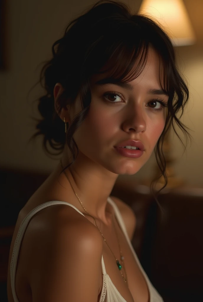 a masterpiece of,Best Quority,moviestill,1girl,(a closeup:1.1),brightly,cheerfulness,intriguing,gentlesoftlighting,(bauhause,shape,linework,abstracted:1.1)