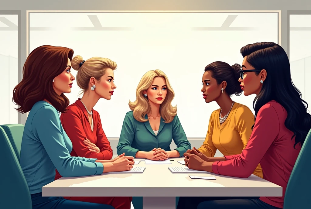 in luxerius office items sorrounded bright lighted modern french office,two 40 years old mature french ladies and four 30 years old mature french ladies,total 5 ladies involving and licking their hairs of each others wildly,First 40 years old mature lady seated to the viewer' side,other mature four ladies crowling in to seated lady reaching 2 by 2 by sides licking seated lady' twin braided hair bun,these four ladies are with dress in as per image prompt,all five of them,with their hairs respectively black color for the marure ladies hairs in as per image prompt,their long,meticulaiursly french braided bun hairs shining since wax pasted,red lipsstick,natural tongues pulled out,licking the seated lady' mature black french braided twin bun like she is being raped excat in image,These all four ladies' faces are with showing full of sexual wildness showing out from their faces exact as in image prompt,Their eyes are fullfill with sexual wildness with raping hair braids as per the imahe prompt,(Show me their tongues,long tongues:1.0) styled with 100000 liters hair oil,hairs like viscus oiled pulp,slick combed hair lines highly visible,{{{{Ladies wears perfect dresses in perfectt busty}}}},{{{{{NSFW}}}}},{{{{{{Hairs highly soaked}}}}}},{{{Hairs Drenched in water}}}}},{{{slick combed hair lines}}}},{{{{Hairlines reflecting shinning like mirrors with water}},{{{{{Showcase full bodies perfect figures}}}}},{{{{{High resolution perfecr color grading}}}}}},{{{Perfect french braiding with hair buns on all three ladies exactly in image prompt}}}}}}},((((((((Generate ethnicity as french sexy build ladies))))))))),((((((Generate wildness poses where shows the wildness maturity of the sexually wildness and extremly extremly wildness in to hair licking by their tongues exatly as image prompt))))