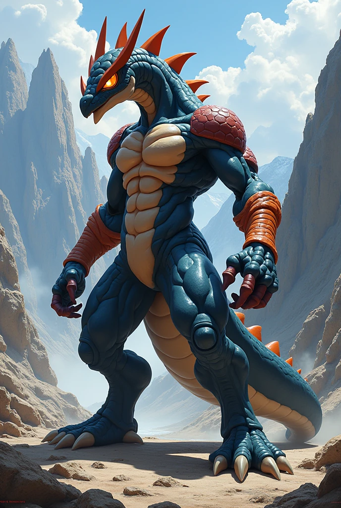 Solo Sexy young anthro scalie dragon male mercenary medieval solider, slim endomorph muscular, anthro handsome gay shorter muzzle, handsome gay model male apperance, sword scars, worn out leather skimpy armament, low on hips heavy leather belt, old very worn out skimpy dirty linen material jockstrap, old yellow dirty worn out stains on white sawn jockstrap, very visible "x" brown seam pattern on the jockstrap, studded skimpy armlets breastplate armor, skimpy breastplate, red husk, leather bondages, fingerless leather gloves, smelly unwashed husk, dirty body look, desert battlefield, standing in sexy victorious position over me, dirty playfull grin, close view of full character from bellow, view from ground under his jockstrap