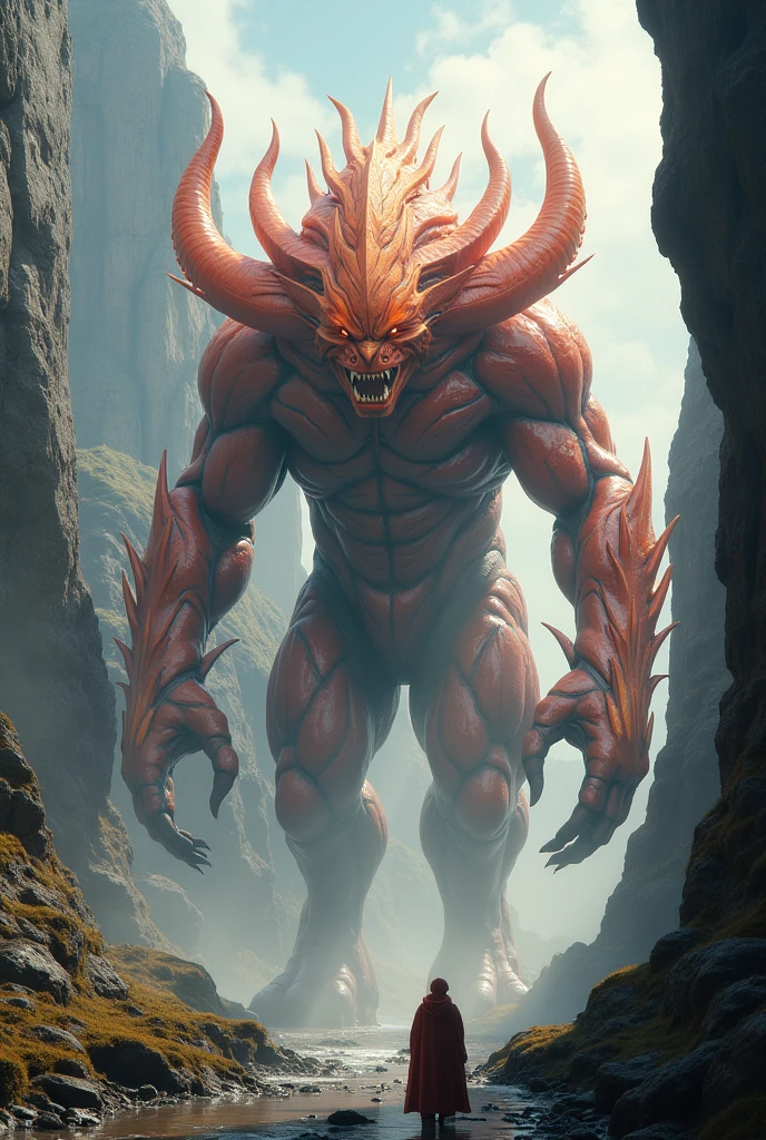 NSFW, Female, large, fierce dragon, maroon scales, dark cavern, lava, low angle, back to viewer, looking over shoulder, intimidating, muscular, vagina