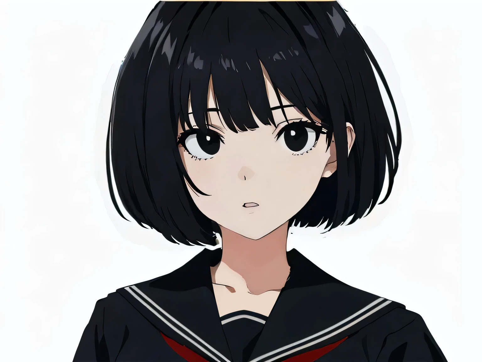 black sailor suit