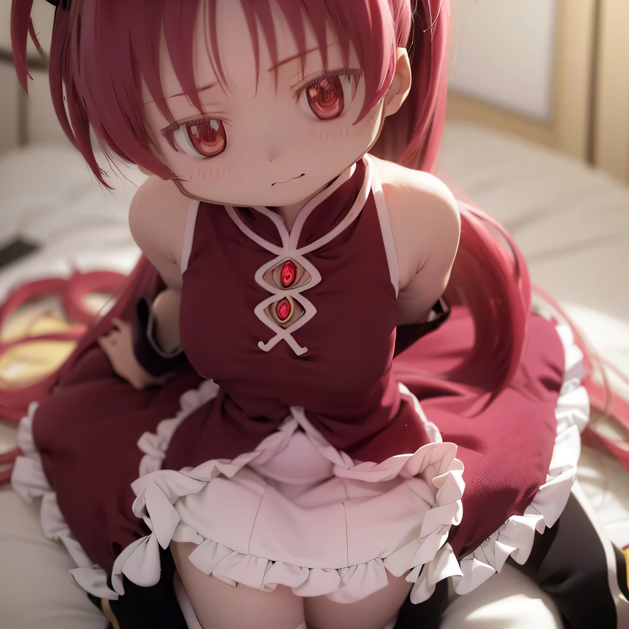       Details,       Beautiful woman with impressive eyes     ,       perfect face ,    ,   Attention to     Details ,   Anime Style,       bright color, cute,  'n'n'n' ,     Curvy and plump body     , , Rye and bed. poor、       sexy pose ,Sakura Kyoko's hairstyle          、cute