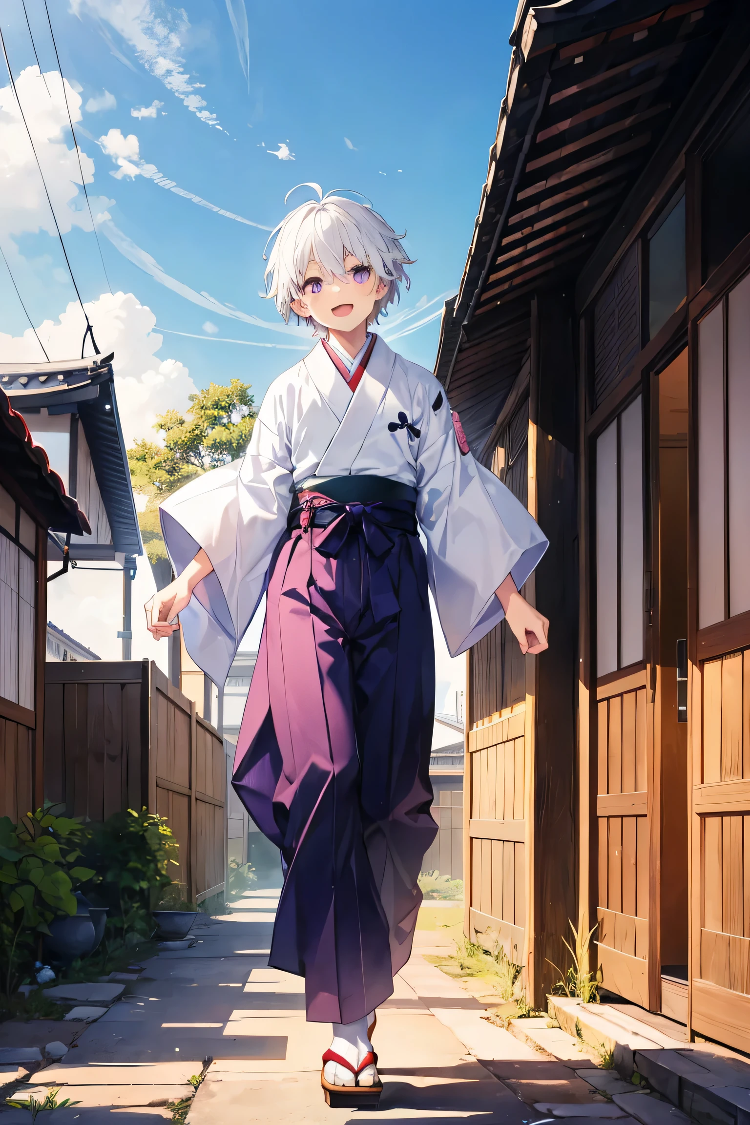 {{{masterpiece}}}, {{{best quality}}}, {{ultra-detailed}}, {illustration}, {{an extremely delicate and beautiful}},(Edo townscape),1girl,nervous, cute girl, solo, japanese clothes, ogre,two horns,short hair, (white hair:1.5),weapon,( sword:1.2), brown eyes, looking at viewer, kimono,(Clothes come off:1.5), brown hair, lips, hand on hip,( sheath:1.2),( katana:1.3), full body, closed mouth, sheathed, hand up,(upskart:1.5),(white panties:1.2),standing on one knee