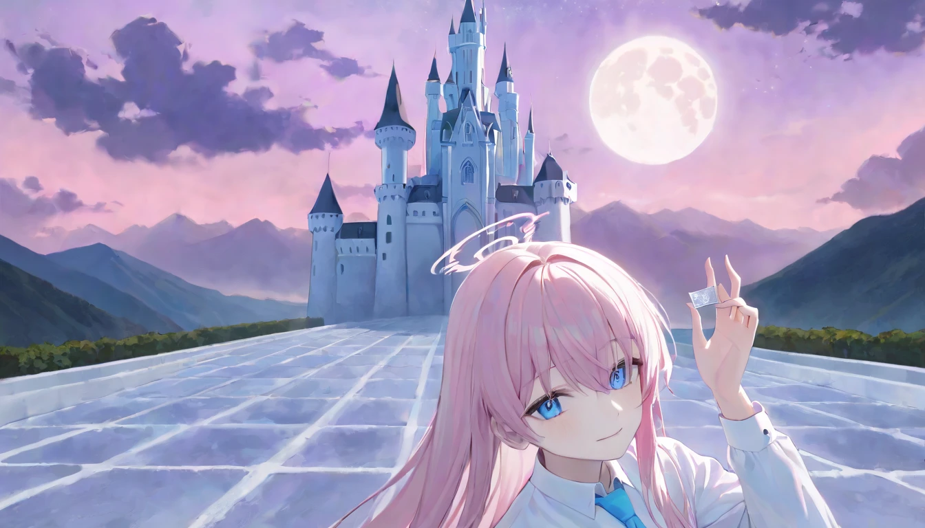 army、go ahead、commander、Order、Girl with pink hair、blue eyes