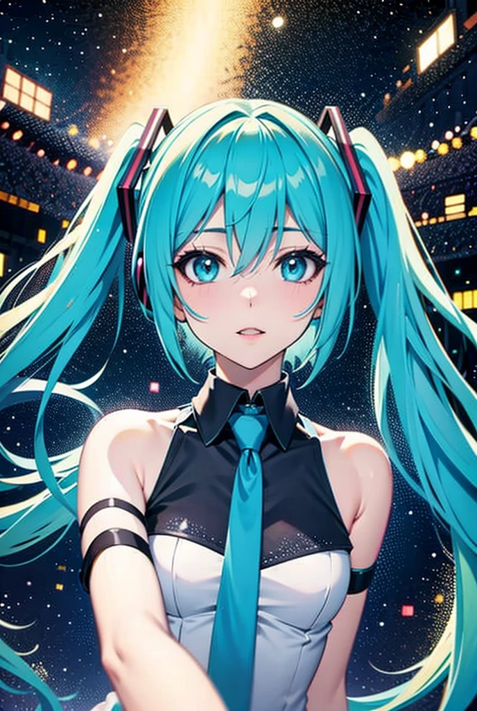 1girl, Alone,  hatsune miku,