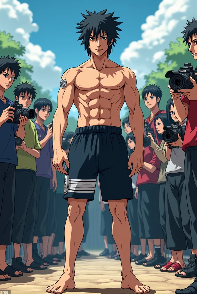 1boy、Handsome Men、Japanese male, 、Completely naked、Full nudity、erection、Huge penis、Highest quality、Realistic、beautiful、Sad look、 ((((Completely tied up with rope)))), ((((A very tight rope is crisscrossed over the chest)))),(((Body bound with tight rope)))、whole body、Surrounded by men and women in uniform、In front of the school gate、erection、完全Completely naked、On all fours、Prostration