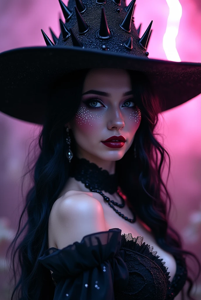 a female magician, detailed face, beautiful detailed eyes, beautiful detailed lips, extremely detailed face, long eyelashes, shocked expression, embarrassed expression, clothes being sucked into magic hat, huge audience, stage, magic act, high quality, 8k, realistic, photorealistic, ultra-detailed, masterpiece, professional, vivid colors, studio lighting, physically-based rendering