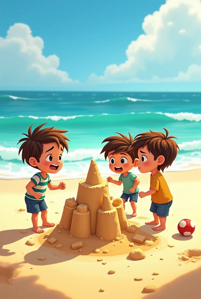 Next week I'm going to the beach with my family. We're going to swim and build sandcastles. My brother is going to bring his surfboard.