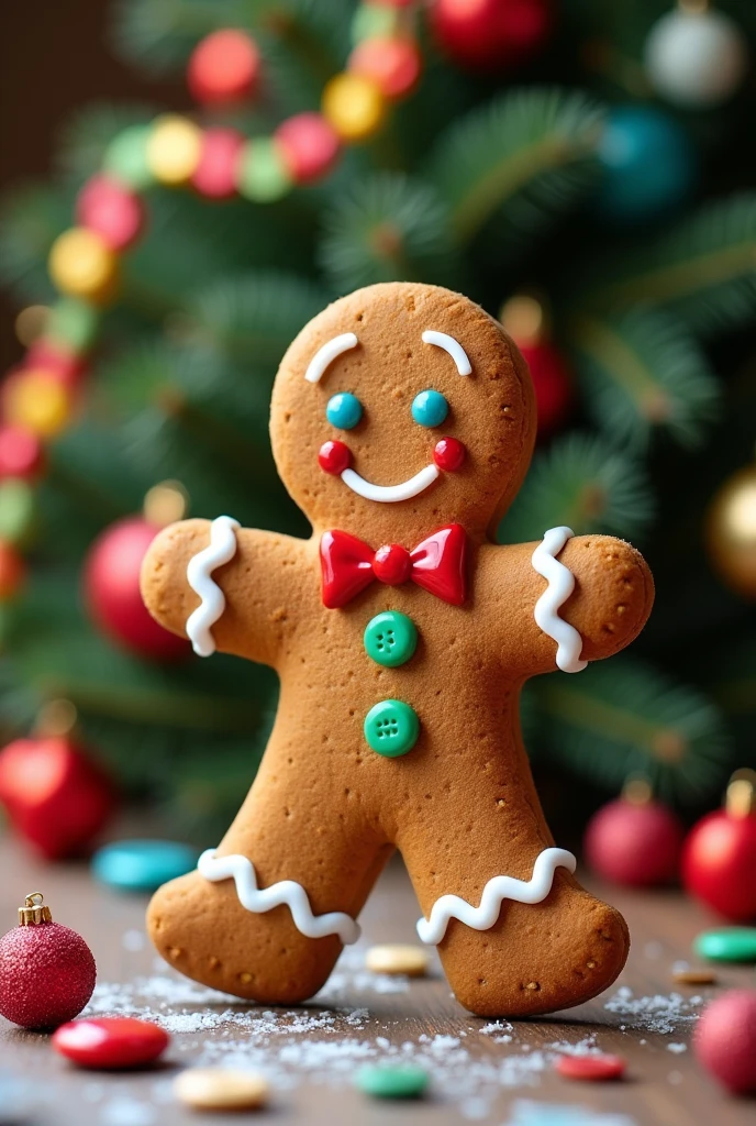 ((masterpiece,best quality)),  <lora:Gingerbread_Man:0.8>, Gingerbread_Man, food, cookie, food focus, no humans,  solo, smile,