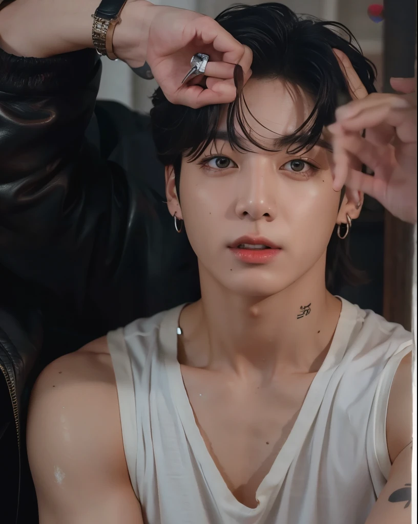 Jungkook BTS, muscular and marked