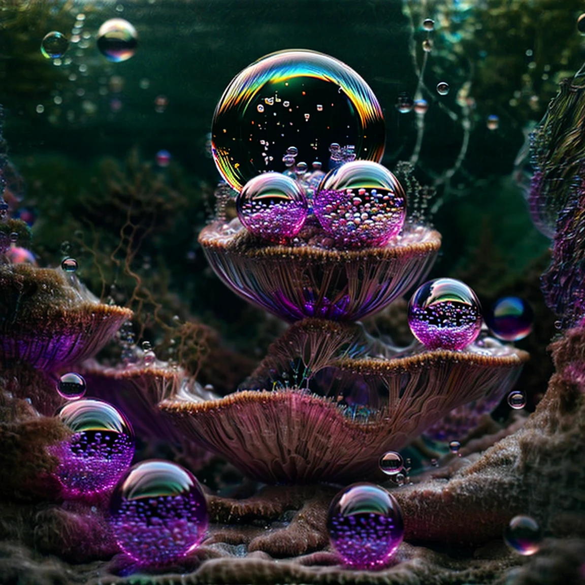  3dglass-like environment,shimmering glass bubbles morphing out of swirling colors, neon colors twisted through glass orbs and melting to drip into glass spheres, colored liquid fizzing to the ground, glowing light and reflecting,4d mandelbulb psychedelic landscape, depth of field,award winning masterpiece,pixel art, portrait,photography,photorealistic,hyperdetailed, glassmorphism,sparkle,God rays,optical illusion,rotational symmetry,reflective light,overexposure,backlighting,symmetrical reflective bubbles and spheres,extremely detailed bubbles and spheres,swirling spirals and vortex,bright vibrant colors popping out from 3d glass spheres,psychedelic underwater brightness glowing with neon colors,glowing colors twist creating holograms. Within a black abyss Intense bright, colorful, perfectly symmetrical glass globes criss crossed back and forth with different colors of laser lights contrasting the glowing light of fizzy liquid within the glass. Stark contrast between bright light colors and dark. photorealistic, cinematic photography, cinematic lighting, cinematic portrait, portrait photography, realistic, realism, ultra detailed, UHDR, full focus, highest quality, hyperrealistic,3D Rendering, 8K Octane, Cinematic, Cinematography, Digital Art, Photorealistic, Pixel Art, Pixel Assets, Depth Of Field, Best Quality, Award Winning, MasterpieceWithin a black abyss Intense bright, colorful, perfectly symmetrical glass globes criss crossed back and forth with different colors of laser lights covering the circumstances of the globes and contrasting the glowing light of acidzlime within the glass. Smaller spheres of glass in luminescent neon pink and neon green liquid fizzing and overflowing with acidic bubbles and emptying out into reflective glass orbs that melt and drip vibrant colorful symetrical patterns that cover the ground and merge together in a quilt of intricate and complex designs. High fantasy, magical effects, hypperrealistic, hyper detailed, very aesthetic.