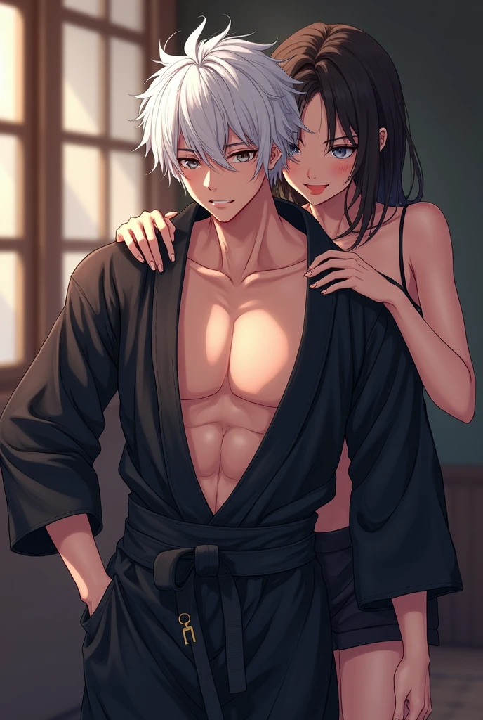 1boy,1girl in、Complete human body、masterpiece, top-quality, hight resolution, 1 girl'room with at、peephole door, Open the door, doorways、beautiful Girl、cute little、Plain white wet oversized loose T-shirt、((Sweat,steam,Lower grade)),Intense sex between a girl and a sneaky faceless macho guy, tall dark-skinned man、the man grins、man with alcohol、Standing Back sex, hug ,love Press、A dark-haired、short-hair、Long white T-shirt、(((Lower grade、mesugaki、ahegao, orgasm、Crab crotch、))),