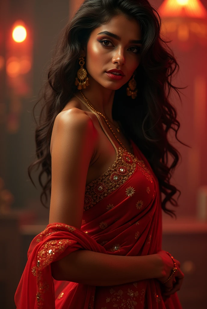 Generate an image of an extremely hot woman