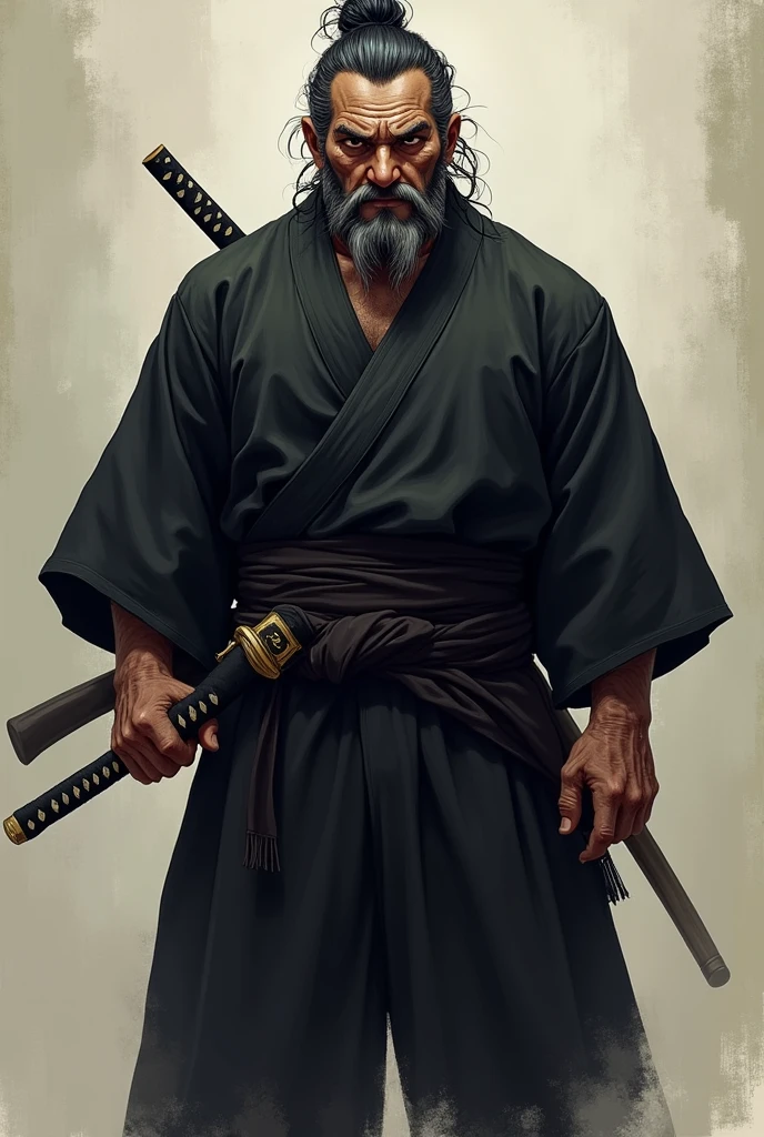 old book style ink illustration, on parchment, ink splashes, ink stains, ink smears, faded ink, samurai chubby Dzungarian capibara, katana, coat, pantless, linquivera,  on parchment