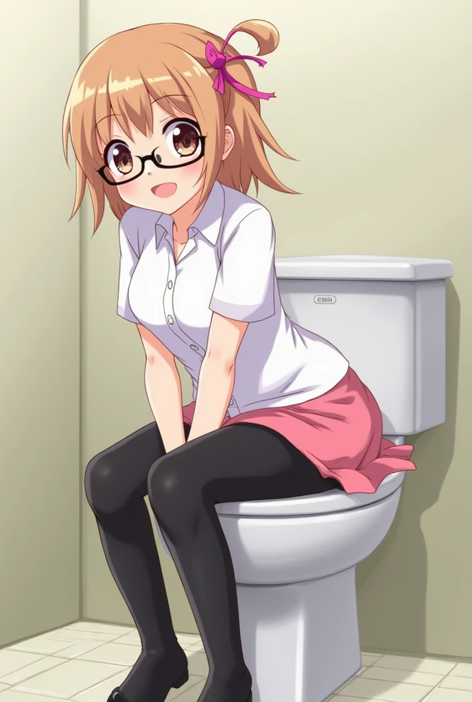 Beautiful Japanese woman,peeing in public toilet,high,nsfw,distressed expression, drool,red face,fullbody,,(Realistic skin texture),Full body ,total body,long shot,wide shot,(Distant view),8k,(masterpiece),Highest quality,Perfect artwork,hanging breasts,