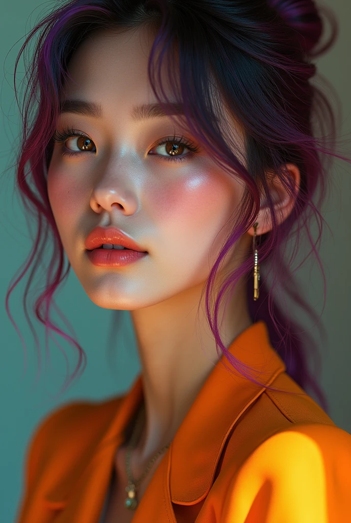 (perfection_refer to),(View the viewer:1)
(good),Face close-up,
,(One girl:1.8),alone,(Cute 21 year old Korean girl:1.2),(K-Pop Idols:1.2), (Korean mixed race),Small Head,
,black_eye,detailed eye, (Woman with a cigarette in her mouth:1.4),(Cigarette smoke:1.4),(black色の背景:1.4),(Very short bob hair:1.4)
(masterpiece), (Highest quality:1.2), Absurd pale skin, ((perfection female figure)),
Mature Woman, Cinema Lighting,
(High resolution), (photoRealistic:1.4),
(Very complicated),(Exquisitely crafted down to the last detail),
Very detailed, High resolution, original, Very detailed 8k 壁紙,Highest quality, figure,
Detailed face, Super detailed, RAW Photos, Realistic((Lighting on face:1.5)),((Close-up of face:1.2)),((Delicately depicting the face:1.2)),((multicolored hair colors:1.5)),((Dreadlocks:1.4),(((Completely naked))),(((nsfw)))