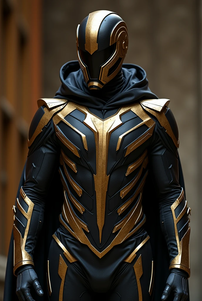full body Kamen rider style superheroes, mascarado, futurist, black