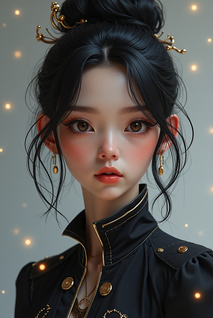 official art, unity 8k wallpaper, ultra detailed, beautiful and aesthetic, masterpiece, best quality,  (close up, face focus:1.2), (zentangle, mandala, tangle, entangle), (fractal art:1.3) , 1girl, extremely detailed,  dynamic angle, the most beautiful form of chaos, elegant, a brutalist designed, vivid colours, romanticism, by james jean, roby dwi antono, ross tran, francis bacon, michal mraz, adrian ghenie, petra cortright, gerhard richter, takato yamamoto, ashley wood, atmospheric, ecstasy of musical notes, streaming musical notes visible,