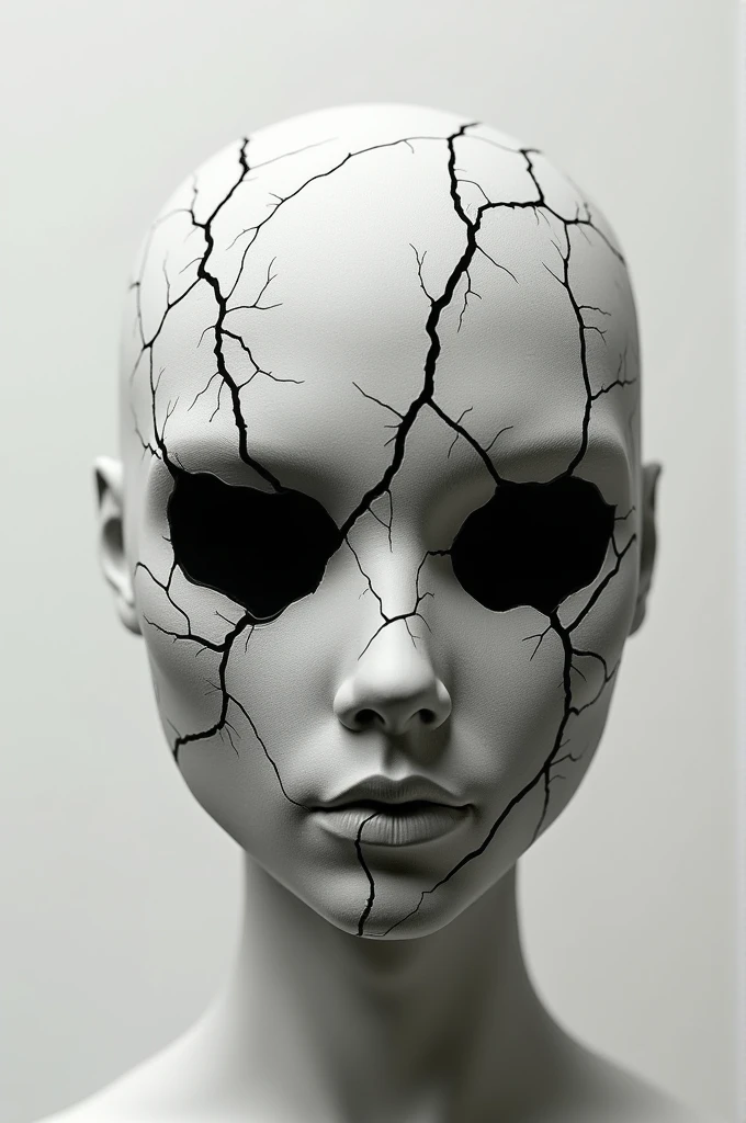 death in a woman , view from the bottom of it , unique piece