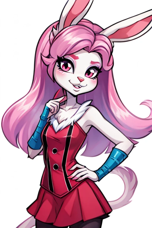 Female furry sara rabbit monster high style by yeiyeiart 