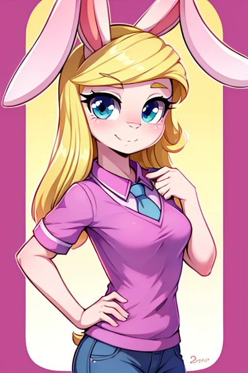 Female furry sara rabbit my little pony: Equestria girls style