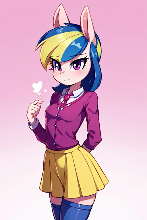 Female furry sara rabbit my little pony: Equestria girls style