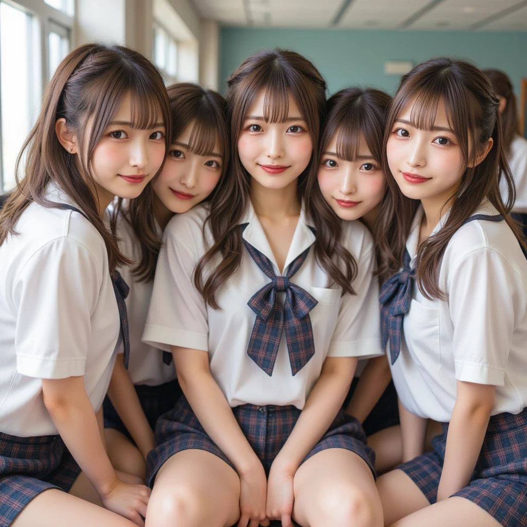 Ultra HD、Realisticな、high school girlだけ、日本のhigh school girl、cute笑顔、Group photo、high school girl、10,000、たくさんのhigh school girlに囲まれて、多くのhigh school girlが密集、何千人ものhigh school girl、10,000 people、high school girlだけいっぱい、Japanese one girl clones, 1 girl is cloned、Huge breasts、cute、really like、are watching us、Very detailed、Realistic、1,00,000 peopleのhigh school girl、ブレザーを着たhigh school girlがたくさん、full house、数万人のhigh school girl、10,000,000 people、数百万人のhigh school girl、hug、Chest to Chest、top view, big boobs、全てクローンhigh school girl