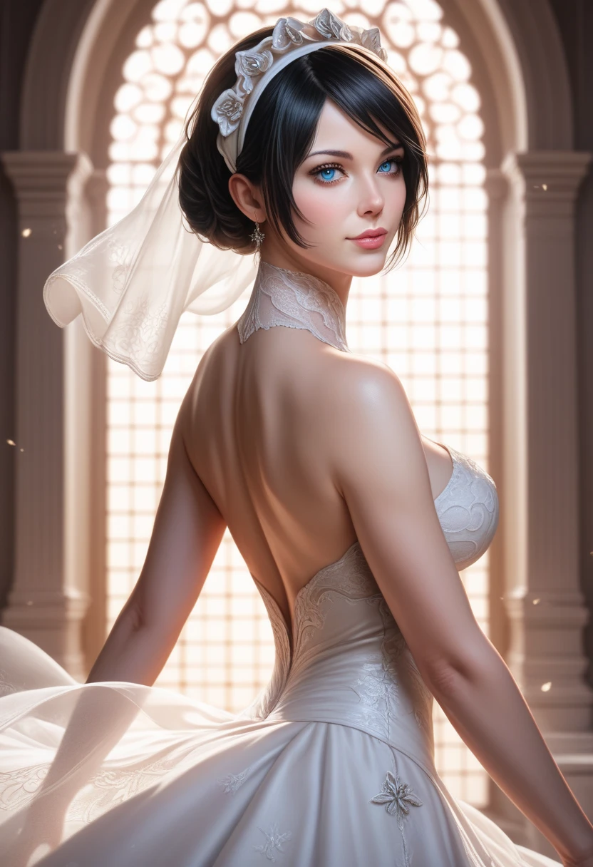 ((Unreal Engine 5)), ((ultra high definition)), ((ultra high resolution)), ((full sharpness)), ((maximum quality)), ((Cinematic)), ((8k)), ((Corpse Bride)), ((identical to the film)), ((ultra faithful to the film)), ((extremely beautiful)), ((alone)), ((full body)), ((ultra detailed face)), ((ultra detailed eyes)), ((ultra realist eyes)), ((ultra detailed irises)), ((ultra delicate hands)), ((ultra detailed hands)), ((ultra detailed fingers)), ((natural lighting)), ((side view)), ((totally ultra realistic)), ((repeat the same face)), ((always the same face)), ((repeat always the same face)), ((always the same body)), ((always the same proportions)), ((looking at the camera)), ((wearing a beautiful micro lingerie)), ((repeat the same clothes)), ((in the world of the dead)), ((very hot)), ((bubble butt)), ((sweet smile))