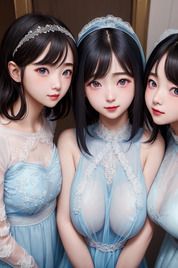 top-quality、masterpiece、4 girls、Looking up、Open your mouth wide、selfee、Body adhesion、close contact of the chest and chest,,,,,,,,,,,,,,,,,,,,、、sexly、Red lips、Eros