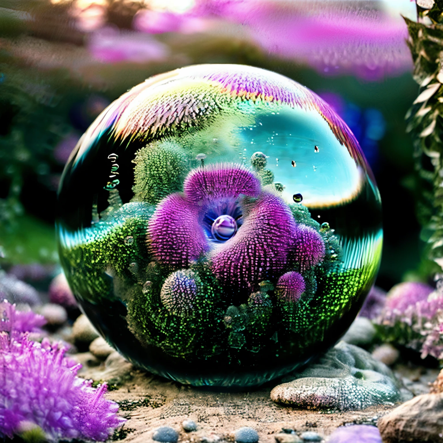  3dglass-like environment,shimmering glass bubbles morphing out of swirling colors, neon colors twisted through glass orbs and melting to drip into glass spheres, colored liquid fizzing to the ground, glowing light and reflecting,4d mandelbulb psychedelic landscape, depth of field,award winning masterpiece,pixel art, portrait,photography,photorealistic,hyperdetailed, glassmorphism,sparkle,God rays,optical illusion,rotational symmetry,reflective light,overexposure,backlighting,symmetrical reflective bubbles and spheres,extremely detailed bubbles and spheres,swirling spirals and vortex,bright vibrant colors popping out from 3d glass spheres,psychedelic underwater brightness glowing with neon colors,glowing colors twist creating holograms. Within a black abyss Intense bright, colorful, perfectly symmetrical glass globes criss crossed back and forth with different colors of laser lights contrasting the glowing light of fizzy liquid within the glass. Stark contrast between bright light colors and dark. photorealistic, cinematic photography, cinematic lighting, cinematic portrait, portrait photography, realistic, realism, ultra detailed, UHDR, full focus, highest quality, hyperrealistic,3D Rendering, 8K Octane, Cinematic, Cinematography, Digital Art, Photorealistic, Pixel Art, Pixel Assets, Depth Of Field, Best Quality, Award Winning, MasterpieceWithin a black abyss Intense bright, colorful, perfectly symmetrical glass globes criss crossed back and forth with different colors of laser lights covering the circumstances of the globes and contrasting the glowing light of acidzlime within the glass. Smaller spheres of glass in luminescent neon pink and neon green liquid fizzing and overflowing with acidic bubbles and emptying out into reflective glass orbs that melt and drip vibrant colorful symetrical patterns that cover the ground and merge together in a quilt of intricate and complex designs. High fantasy, magical effects, hypperrealistic, hyper detailed, very aesthetic.