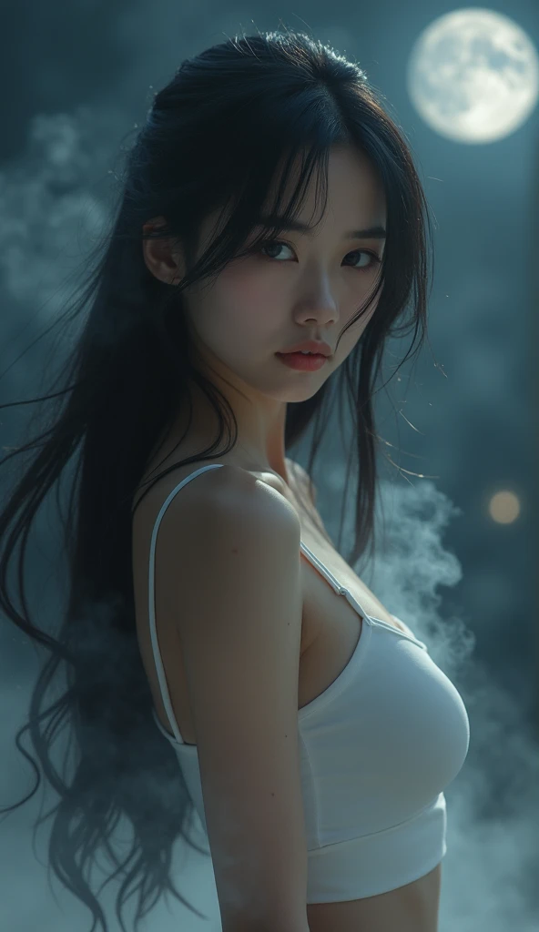 (1 girl:1.2), Flash style, glow, (fog,:1.2) (fog:1.2), smoke, A girl composed of white light, girl composed of black smoke, electricity, sun,
, small breasts, long hair, alone, (photorealistic:1.4), cowboy shoot, Motion blurred image,
,sexy,
,blue electricity, Free Rain,
long hairปลิวไสวตามสายลม,
Lost,waves,( realistic, The perfect touch:1.1)
fog covered,,