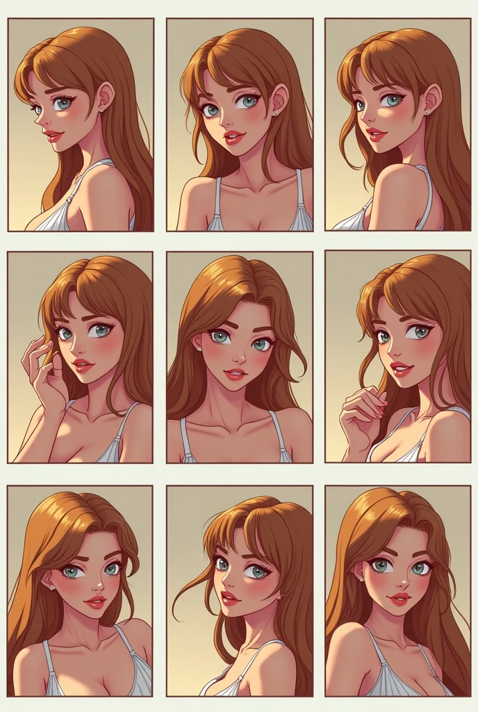 high quality, very detailed, 20 sexy women, collage style, photo collage style, faces only