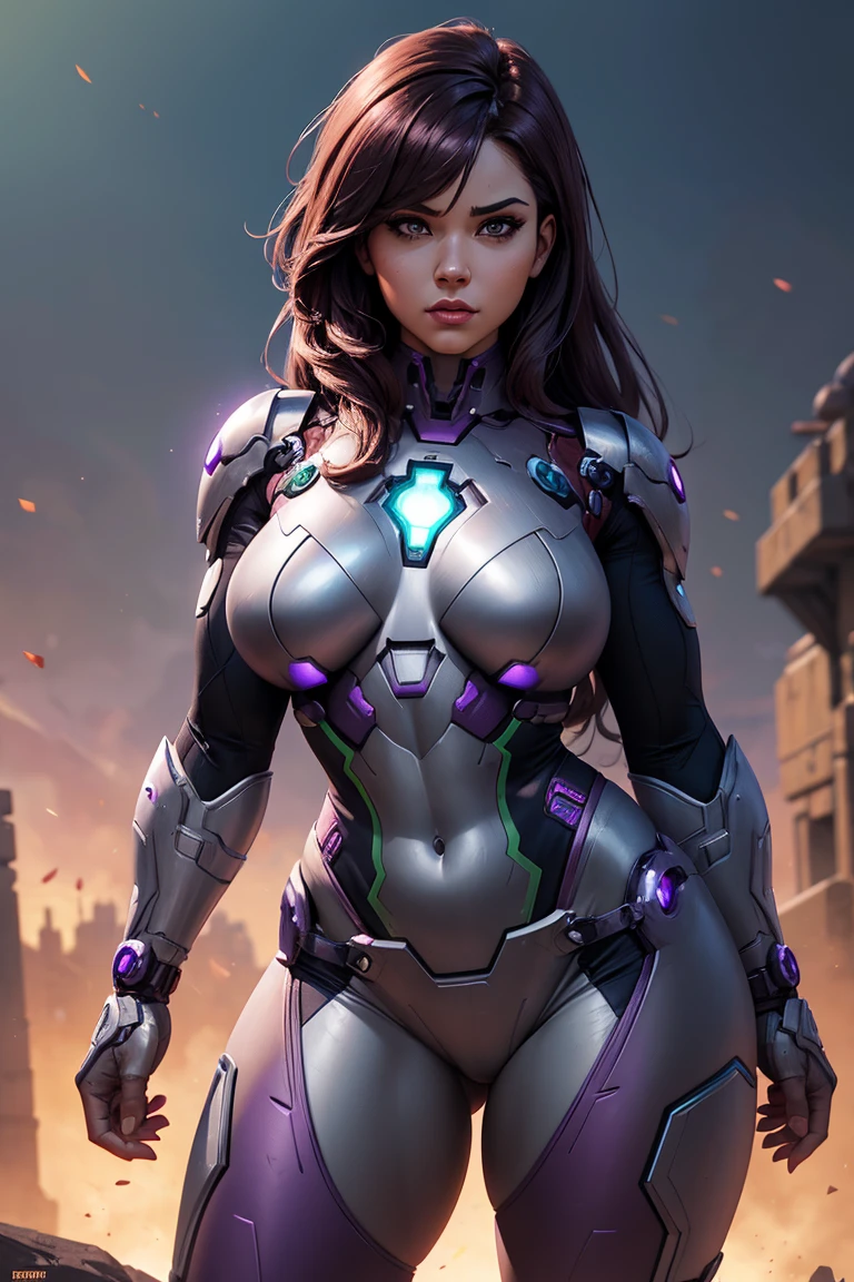 Mujer sexy en una biblioteca. Estilo mecha