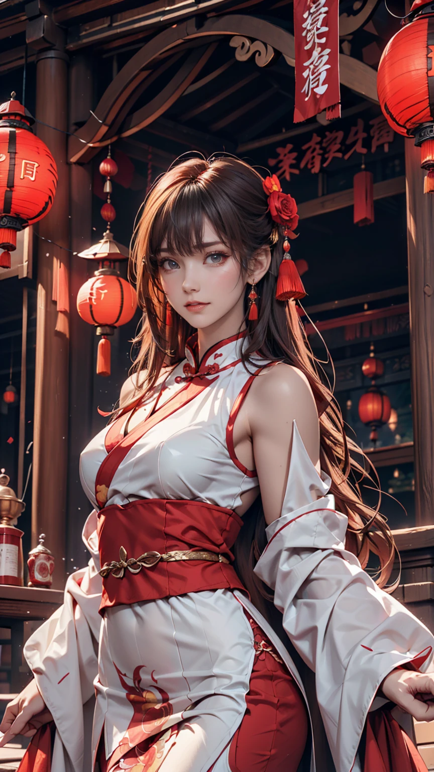 (soft light:1.3), masterpiece, best quality,highres,<lora:tingyun_hsr:0.6> ,1girl,tingyun hsr, fox_ears,solo, official, brown hair, animal ears, ponytail, hair ornament, green eyes, red eyeshadow, jewelry, detached sleeves, medium breasts, dress, tail, bracelet, naughty face, blush,light smile, closed mouth, looking at viewer, thick, thick thighs, horny ayes, naughty eyes,(red:1.3) maple leaf, <lora:hairdetailer:0.6>
