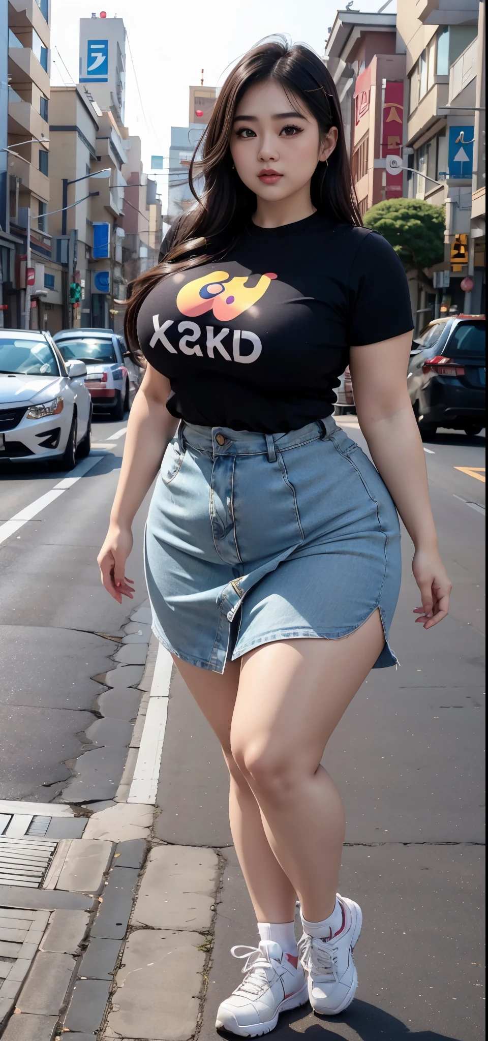 arafed woman in no clothes, exposed thighs, exposed thighs!!!, large thighs, 😭 🤮 💕 🎀, Big tits, huge tits, no clothes, sexy, cute, wide hips, thick thighs, pear-shaped body, minimal clothes, thick, extra wide hips, bbw, wide girl, giant tits, busting out, nipple showing, tight dress, tits spilling out the side, sideboob, fat showing, minimal clothes, thick, thicc, upper body zoom, showing waist, major cleavage super wide hips, thick thighs, huge round tits showing, naked, no clothes, naked super wide hips with hip cleavage, naked, no clothes, no shorts, no shirt, no shorts, bare hips