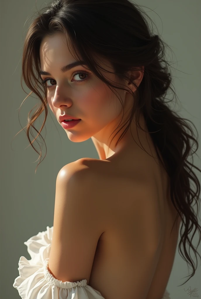 realistic RAW photo of gorgeous 18-year-old naked 1girl seductively posing in front of a fireplace, fur, warm lighting, dim dark, night, back lighting, shadow, flower in hair, (close-up:1.8), wide hips, (wide angle lens:1.2),(closed eyes), (mischievous:1.2) smile facial expression, luscious lips, 4k, 8k, HDR, (depth of field:1.1), bokeh, ultra detailed, (slim figure:1.2), bloom, ray tracing, (sharp focus:1.2), intricate high detailed, intricate details, hyperdetailed, absurdres, professional, award winning masterpiece, Fujifilm XT3, seductive,