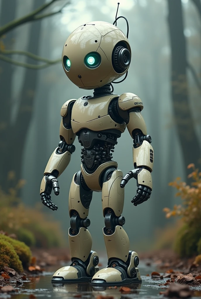(Rusting rides and faded attractions, creating an eerie yet strangely beautiful scene:1.3), (A energetic, intricately designed child robotic boy:1.4), (his form a harmonious blend of advanced mechanics and artistry, featuring a polished metallic finish with elegant, fluid lines), (captivating, lifelike features gently illuminated by internal light sources, creating a mesmerizing, ethereal appearance) (with expressive Sectoral Heterochromia eyes, wires showing, wearing Animal print leggings and chunky sneakers:1.2), (Free Solo Climbing:1.3), UHD, 4k, anime, highly detailed face, (<lora:UltraBlackhole_Tech_XL:1.0> ulblackholetech, excessive energy, scifi:1.3)