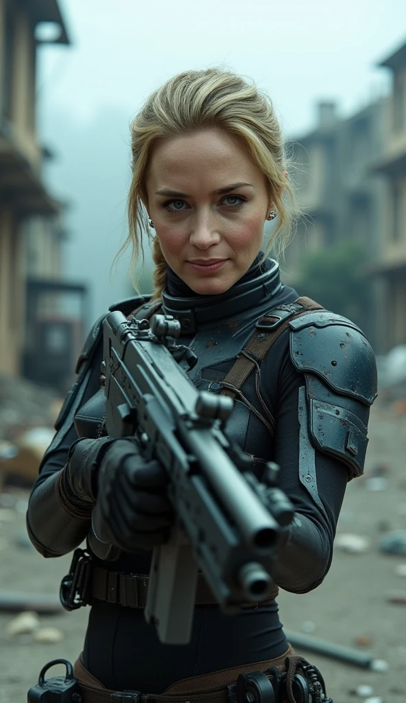 Emily Blunt, Edge of Tomorrow, gun



