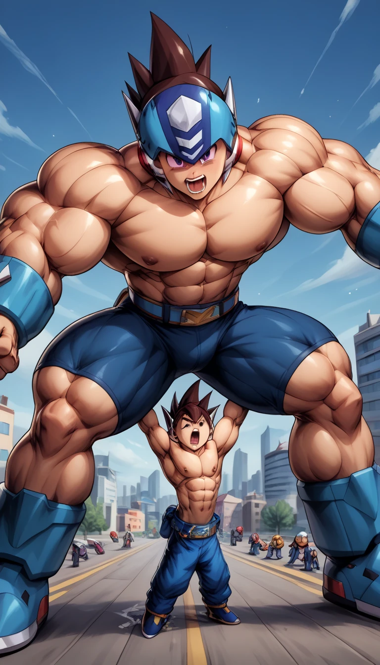  Max Image, top quality,((Very big muscles, sc1er6 {x} mega man {x} sc1er6 {x} mega man {x} x} x} is a good idea,)), impending sexual activity, pubic skin, Glossy Skin, anal sex,Stunned face,((doggy style, rape, Rape,2〜3boys)), lots of drool and sweat,,semen, steam,Chibi,Shota, s,Hands on head,Crush the city,Giant Machine Wings ,roling eyes,【score_9, score_8_up, score_7_up, score_6_up, detailed, intricate details,best quality ,source_anime,
star force, brown hair, brown eyes, blue bodysuit, blue helmet, male focus, helmet, teeth, clenched teeth, bodysuit, spiked hair, outdoors, cloud】 man, sex,fuck, fellatio,(( Purple Eyes ,Light Emitting Eyes ,Aura from the eyes)),loose belt ,Resist brainwashing ,4K, full body, male focus,  ten-pack-abs , ten abdominal muscles, ten abs , ten pack abs, Ten-pack abs, hyper muscular legs, hyper muscular arms, hyper muscular thighs, hyper muscular arms, hyper muscular forearms, hyper muscular abs, hyper muscular pecs, hyper muscular shoulders, hyper muscular neck, hyper muscular boy, boy with hyper muscles, hyper muscles,gigantic hyper penis,Super Saiyan,super saiyan,1boy,male focus,blonde hair,Alone,green eyes,open mouth,dougi,super saiyan 1,spiked hair,son goku,white background,full body,