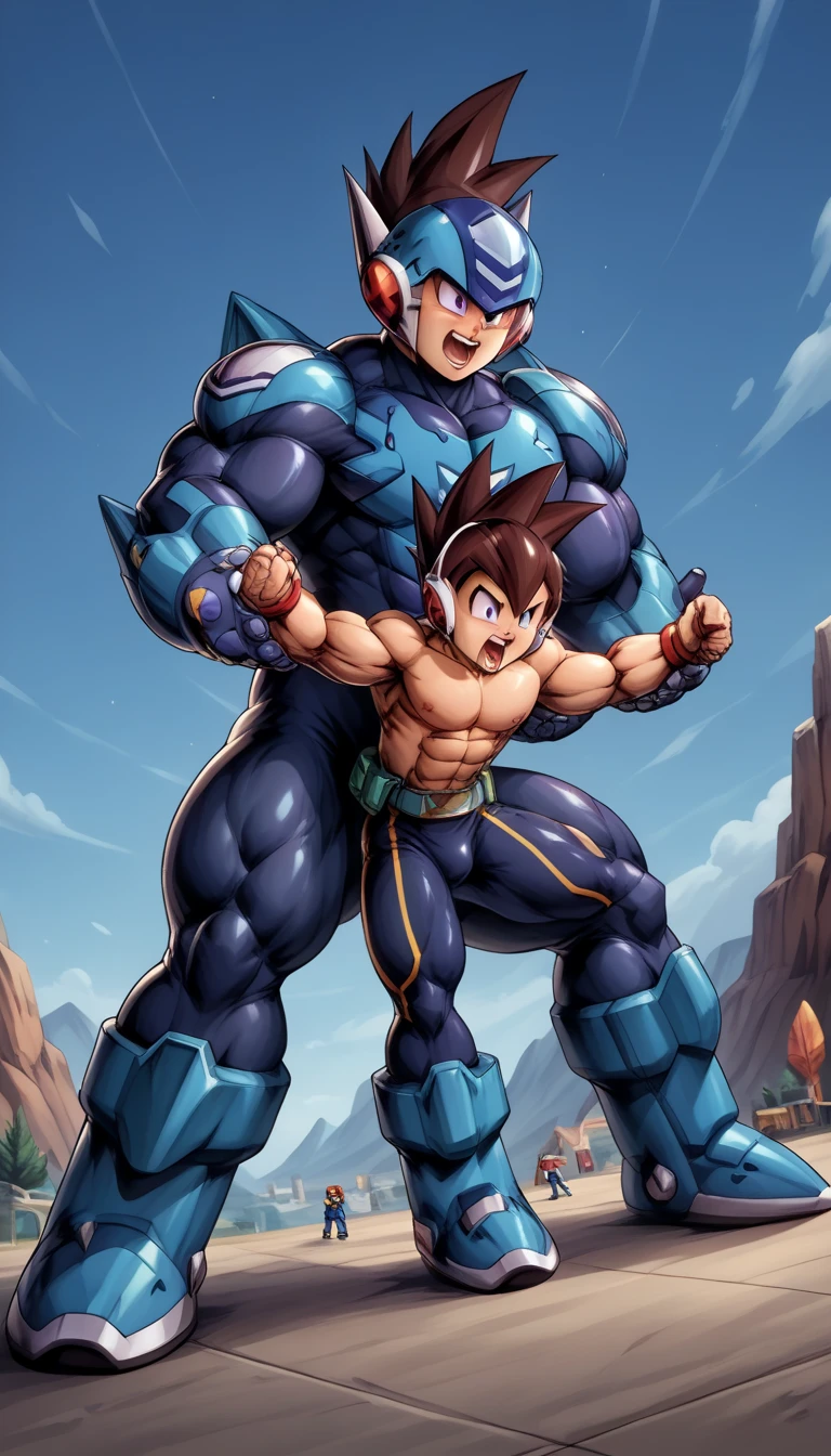  Max Image, top quality,((Very big muscles, sc1er6 {x} mega man {x} sc1er6 {x} mega man {x} x} x} is a good idea,)), impending sexual activity, pubic skin, Glossy Skin, anal sex,Stunned face,((doggy style, rape, Rape,2〜3boys)), lots of drool and sweat,,semen, steam,Chibi,Shota, s,Hands on head,Crush the city,Giant Machine Wings ,roling eyes,【score_9, score_8_up, score_7_up, score_6_up, detailed, intricate details,best quality ,source_anime,
star force, brown hair, brown eyes, blue bodysuit, blue helmet, male focus, helmet, teeth, clenched teeth, bodysuit, spiked hair, outdoors, cloud】 man, sex,fuck, fellatio,(( Purple Eyes ,Light Emitting Eyes ,Aura from the eyes)),loose belt ,Resist brainwashing ,4K, full body, male focus,  ten-pack-abs , ten abdominal muscles, ten abs , ten pack abs, Ten-pack abs, hyper muscular legs, hyper muscular arms, hyper muscular thighs, hyper muscular arms, hyper muscular forearms, hyper muscular abs, hyper muscular pecs, hyper muscular shoulders, hyper muscular neck, hyper muscular boy, boy with hyper muscles, hyper muscles,gigantic hyper penis,Super Saiyan,super saiyan,1boy,male focus,blonde hair,Alone,green eyes,open mouth,dougi,super saiyan 1,spiked hair,son goku,white background,full body,