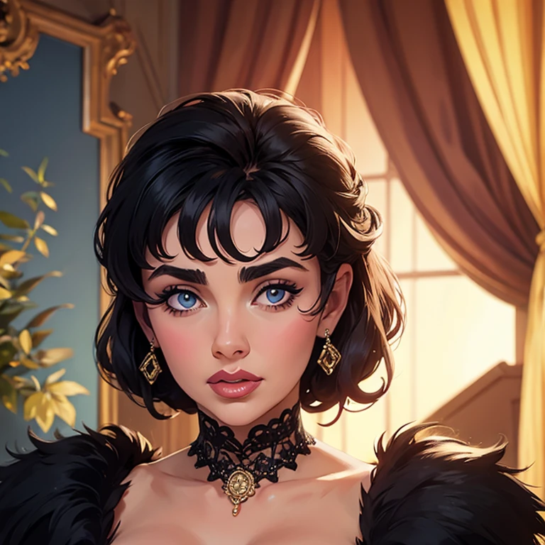 (best quality, 4k, highres, masterpiece:1.2), ultra-detailed, realistic:1.37, portraits, vivid colors, sharp focus, studio lighting, physically-based rendering, extreme detail description, sexy woman, beautiful detailed eyes, beautiful detailed lips, messy bun, amazing makeup, intense blush, flustered, lustful expression, black blouse, sheer dark green saree, hot
