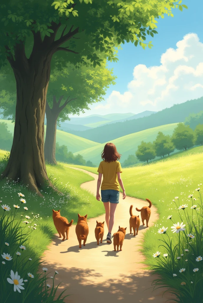 walk with cats