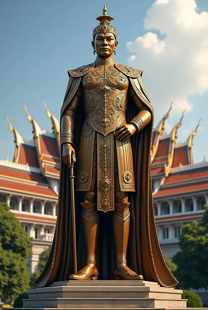 masterpiece, best quality, photorealistic, realistic, ultra-realistic, safe, sfw, 1boy, buddha statue, buddhist temple, bronze buddha statue, bokeh, buddhist temple background, volumetric lighting, godrays, 