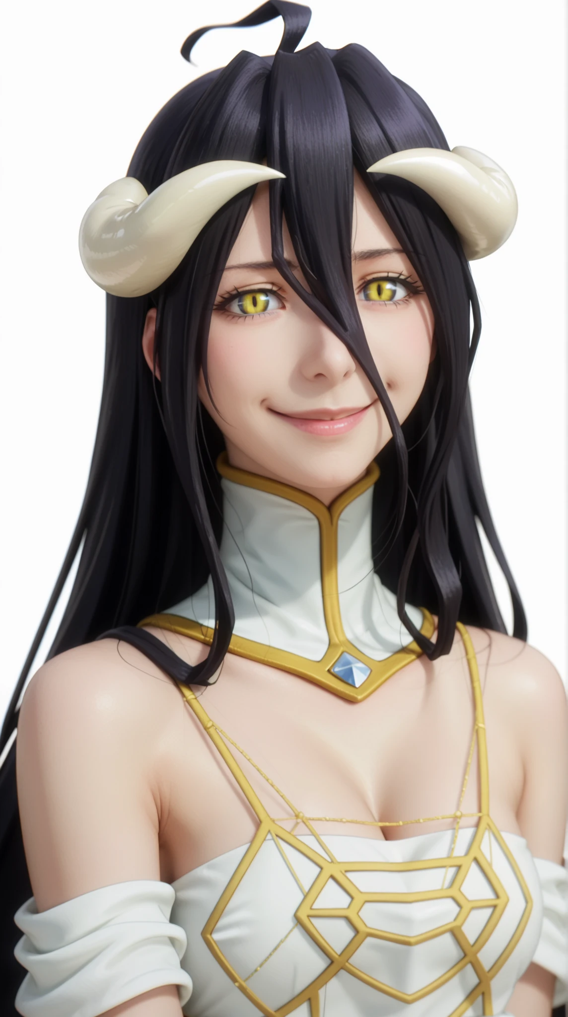 ichige, 1 girl, solo, brown hair, heart, hair ornament, , side ponytail, smile, looking at viewer, scarf, torso, heart hair ornament, coat, sailor collar, serafuku, black sailor collar, bangs, yellow eyes, closed mouth, long hair, brown eyes, purple scarf, striped background, collarbone, striped, polka dots, star (symbol)