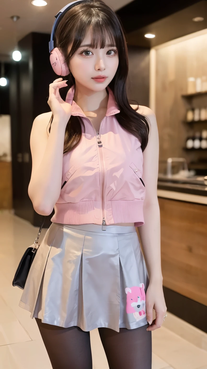((Pink Ranger, Same as V1)), One girl, Beautiful 18 year old Japanese woman, Angelic, Cute Face,ponytail、High kick like a cheergirl、Lifting your legs as high as you can、White pantiesを見せている、
Beautiful fine details, 
(Big eyes:1.3),Long eyelashes,
See-through bangs,
(Beautiful and exquisite face and eyes:1.4), 
Beautiful short black hair, Beautiful smile,
(highest quality:1.2),
RAW Photos, 
High resolution, 
Perfect detail, 
Professional photography, mini skirt、White panties、
Professional Lighting, (Metallic Coral Magenta and White Hero Miniskirt Suit:1.3), Super tight fitting miniskirt suit, belt, Huge breasts, Beautiful feet, Strong lighting in bodysuit,at the park, Sexy appearance:1.2, Full body portrait