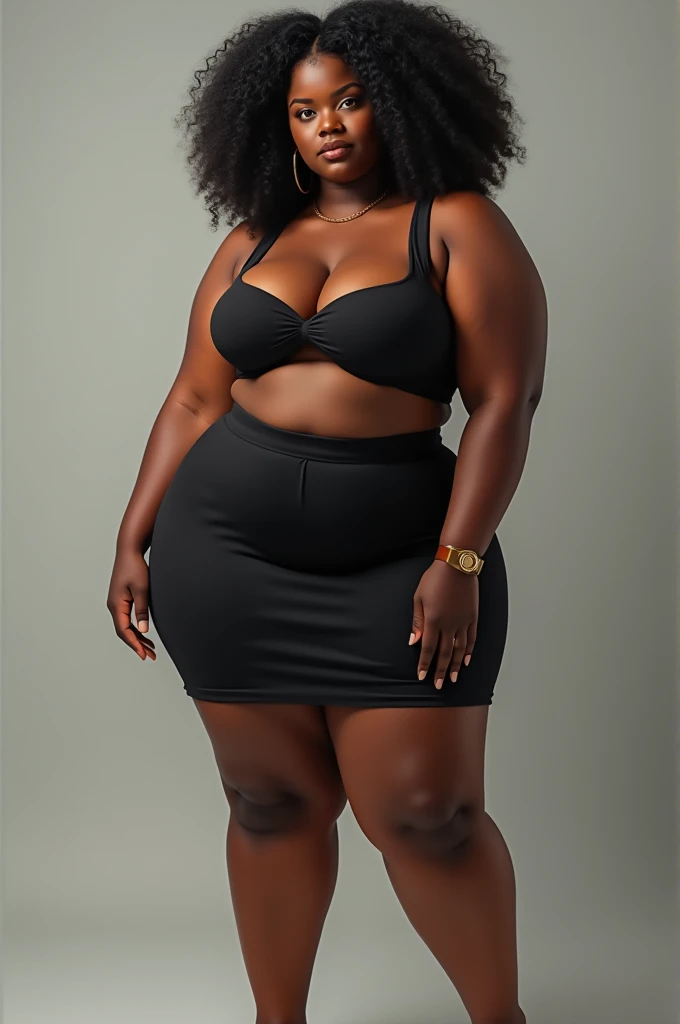 GORGEOUS LIGHT SKIN EBONY woman smilingly broadly